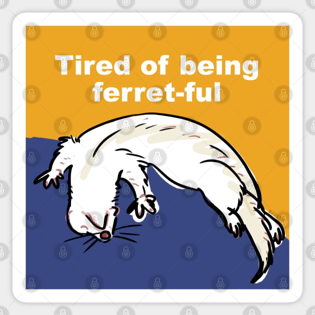 Ferret Ful Pet #2 Sticker by belettelepink